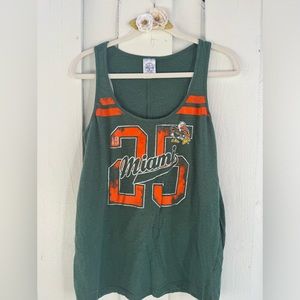 University of Miami tank top tee